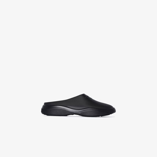 Black Mellow Logo Rubber Slippers