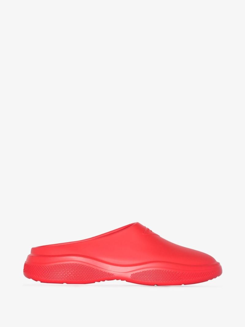 Red Mellow Logo Rubber Slippers