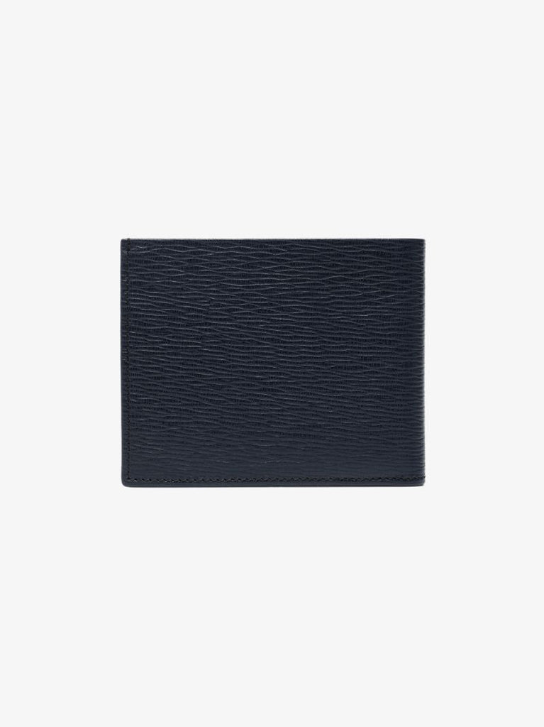 Blue Gancini Leather Wallet