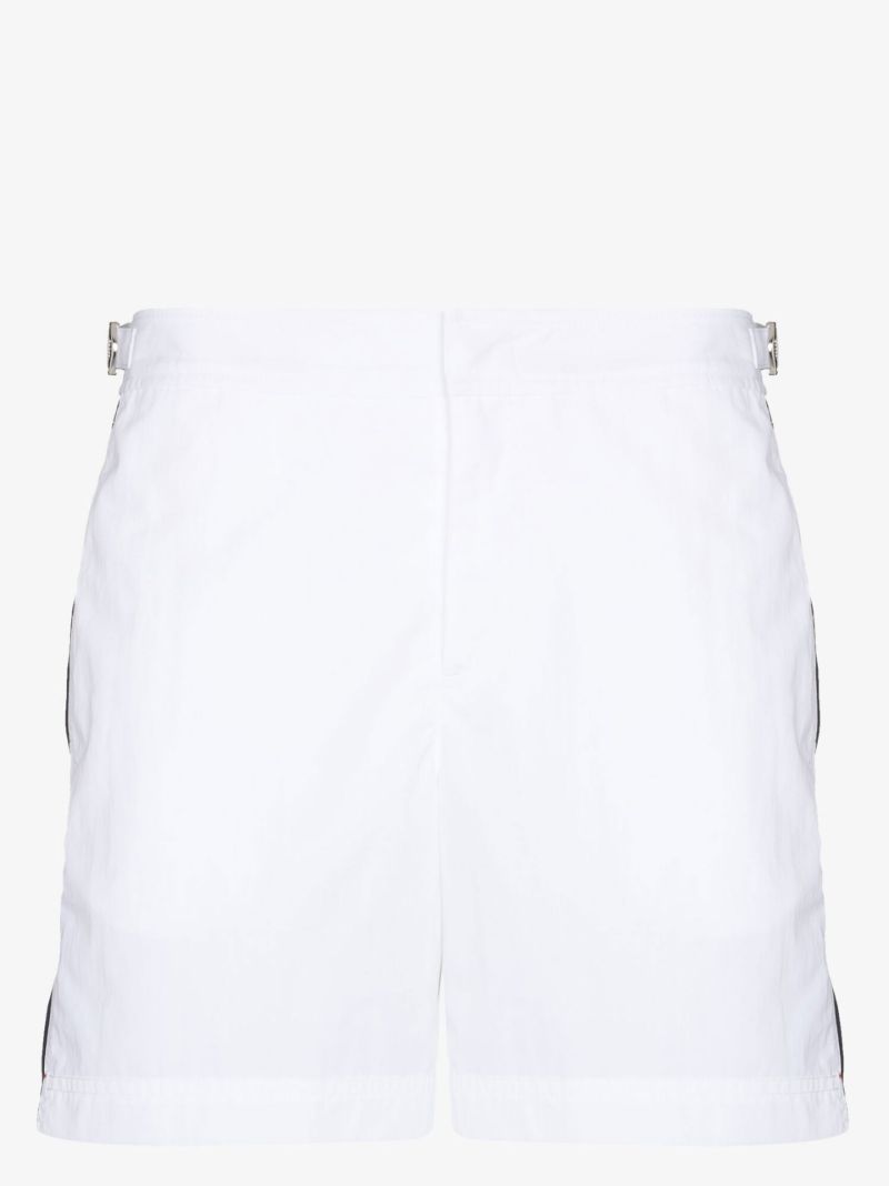 Bulldog Striped Swim Shorts