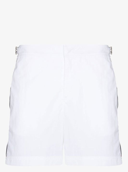 Bulldog Striped Swim Shorts