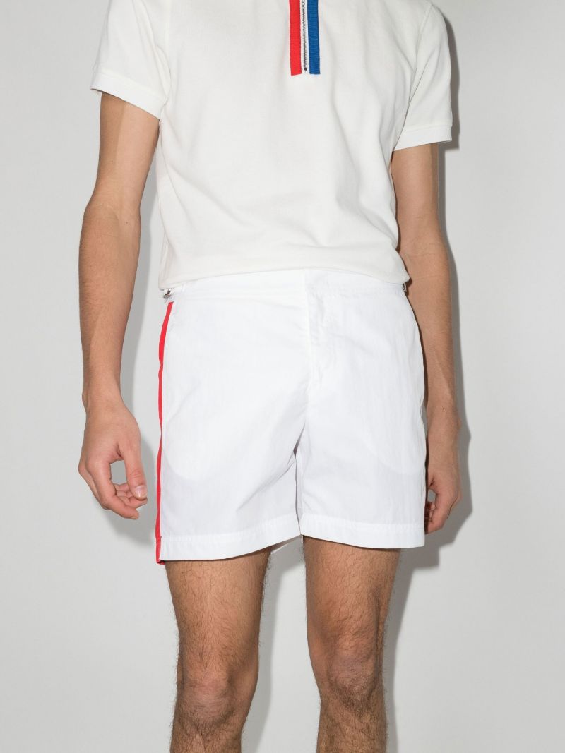 Bulldog Striped Swim Shorts
