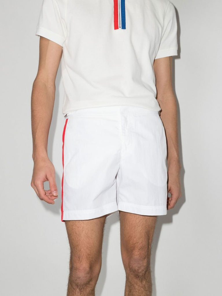 Bulldog Striped Swim Shorts