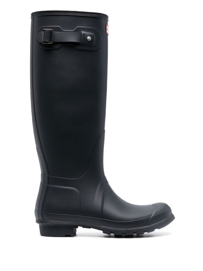 Navy Knee-high Boots