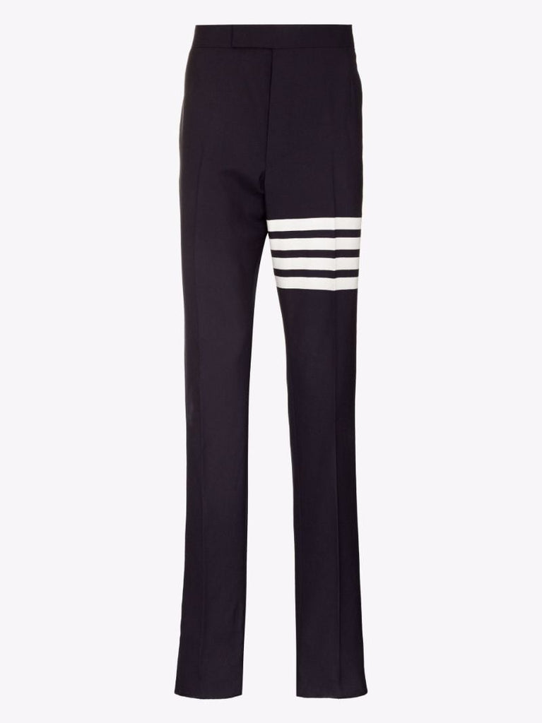 Blue 4-bar Stripe Tailored Wool Trousers