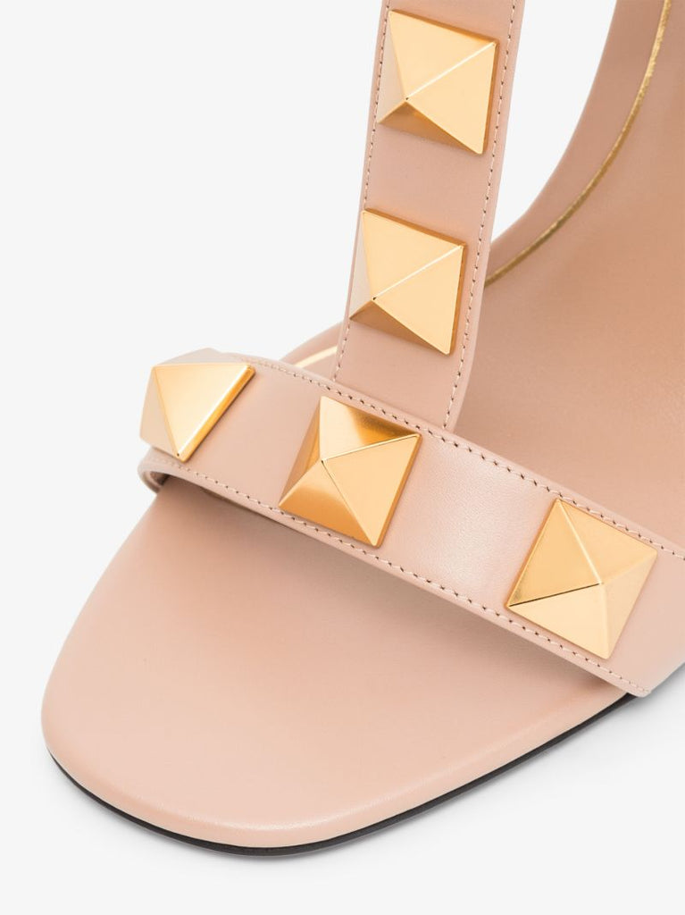 Neutral Roman Stud 100 Leather Sandals