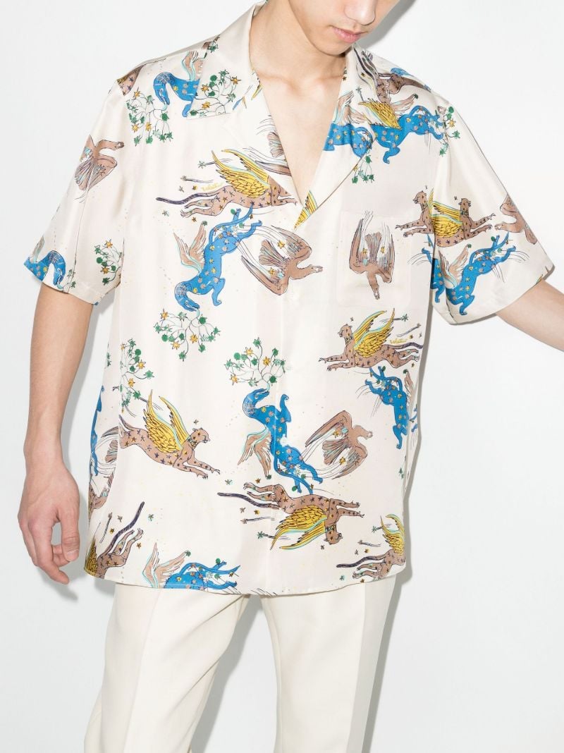 Utopia World Printed Silk Shirt