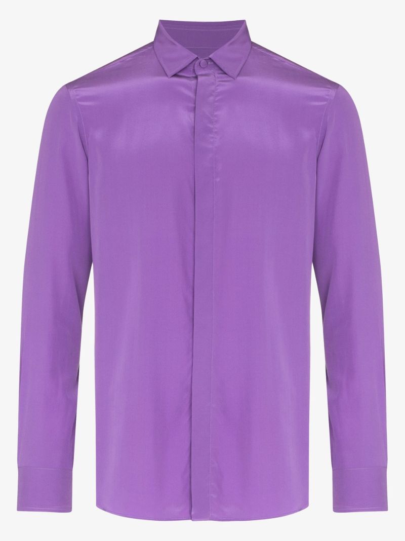 Long Sleeve Silk Shirt