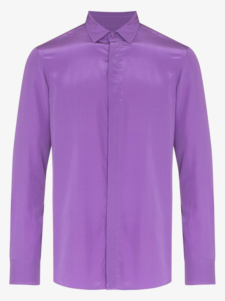 Long Sleeve Silk Shirt