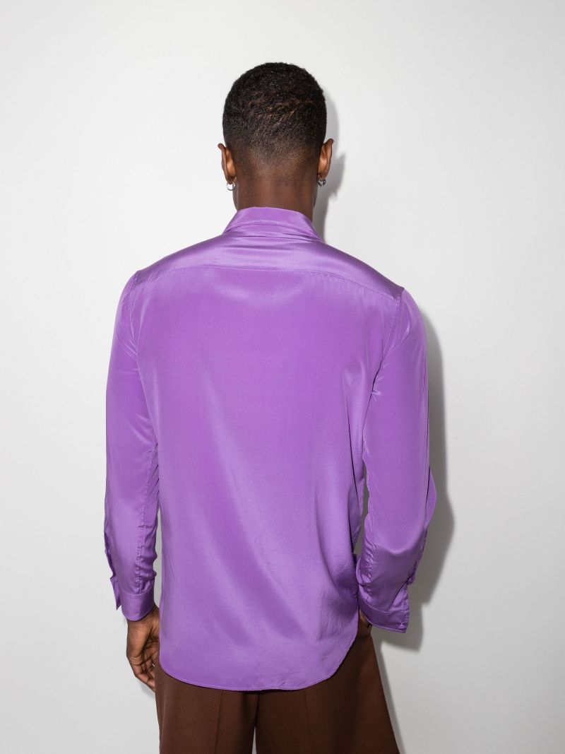 Long Sleeve Silk Shirt