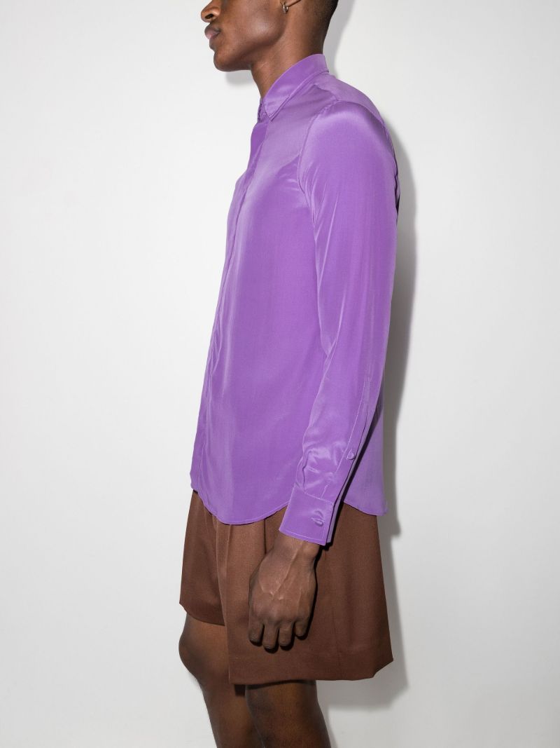 Long Sleeve Silk Shirt