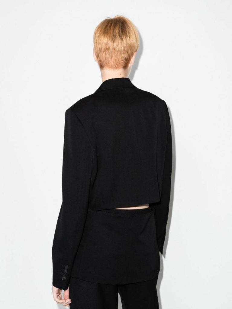 Cutout Single-breasted Blazer