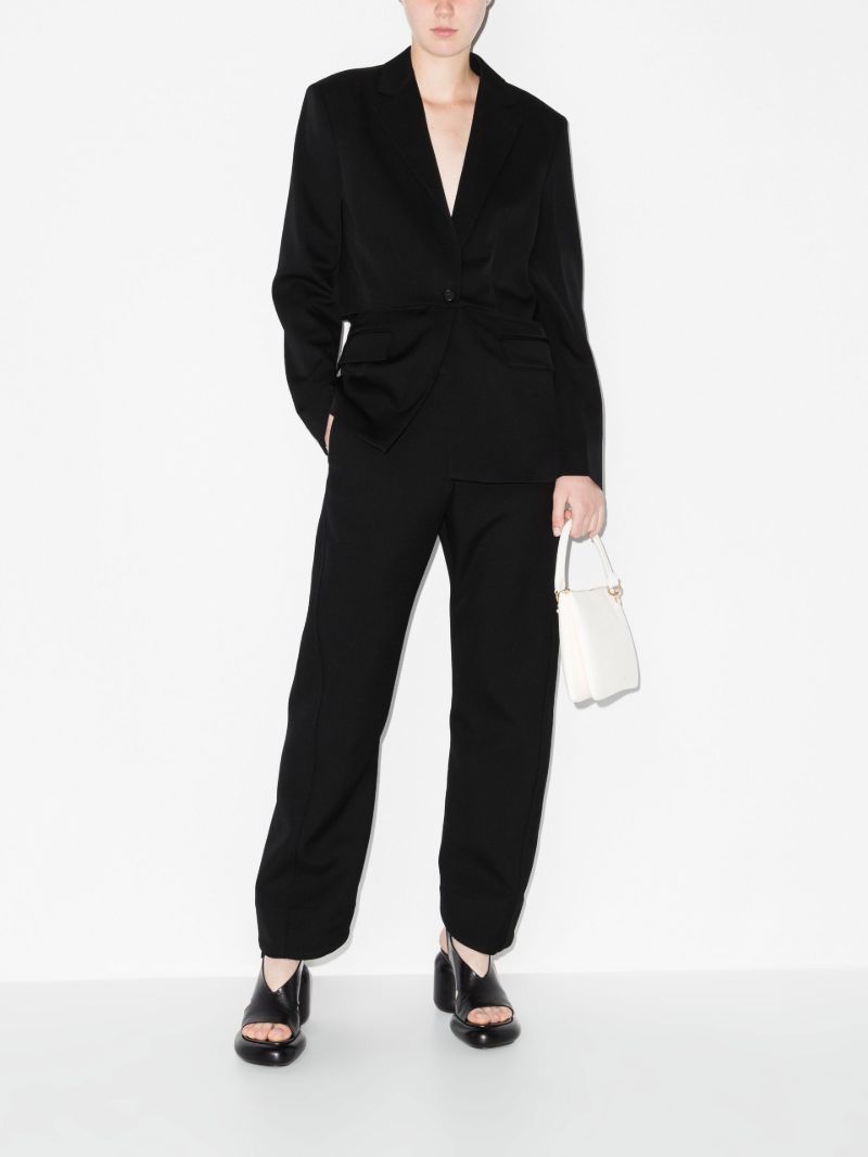 Cutout Single-breasted Blazer