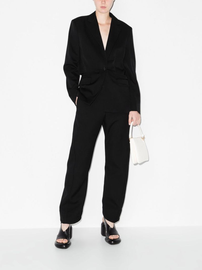 Cutout Single-breasted Blazer