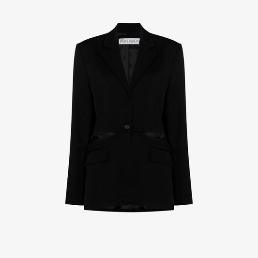 Cutout Single-breasted Blazer