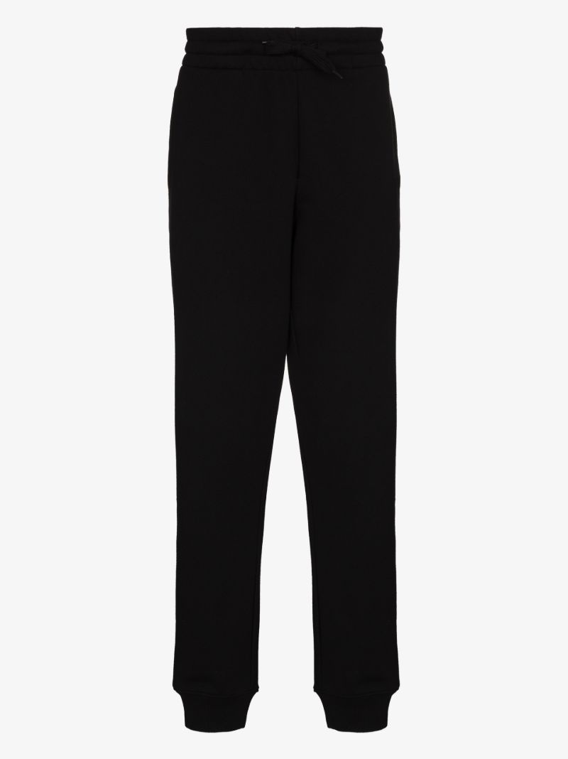 Logo Patch Cotton Track Pants