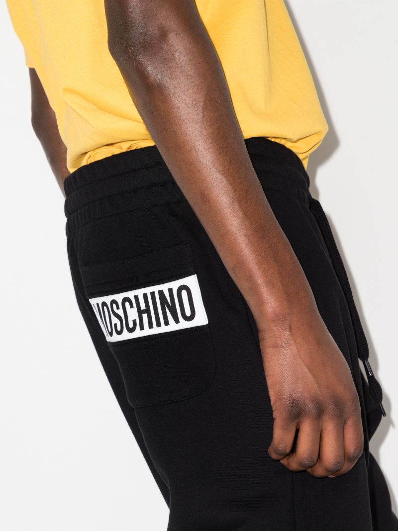 Logo Patch Cotton Track Pants