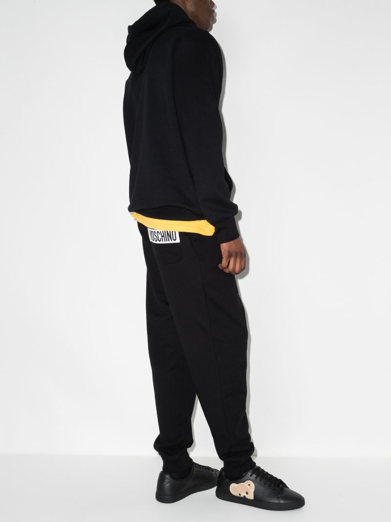 Logo Patch Cotton Track Pants