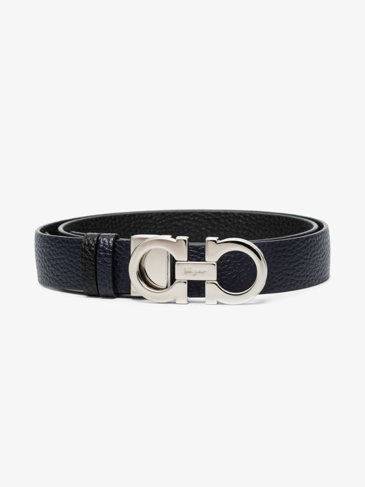 Gancini-buckle Reversible Belt