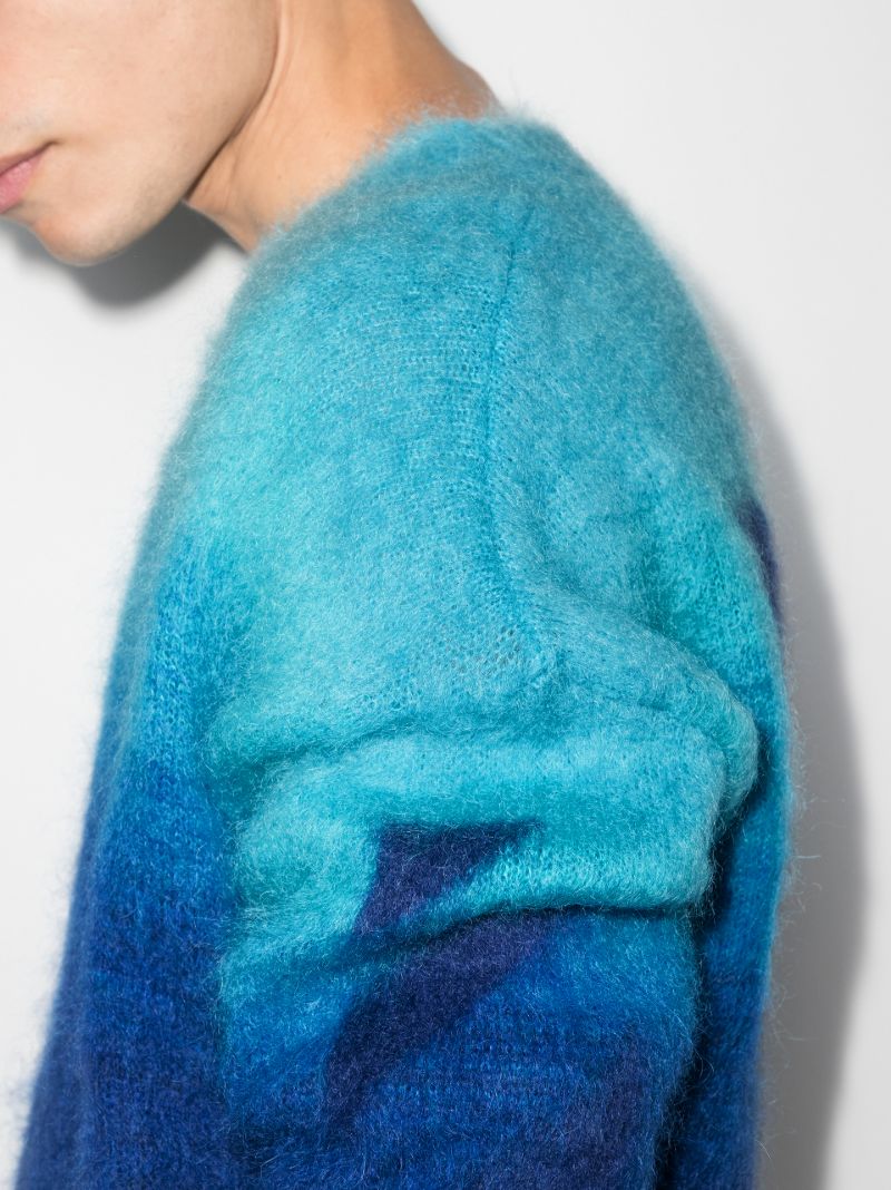 Diag Brushed Gradient Sweater