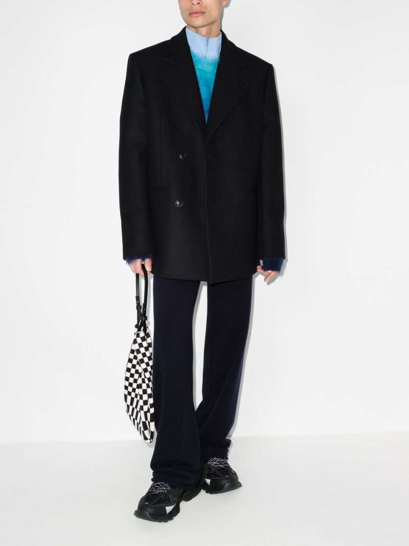 Diag Brushed Gradient Sweater