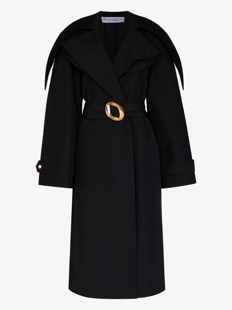 Chain Link Belt Trench Coat