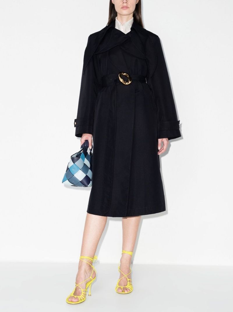 Chain Link Belt Trench Coat