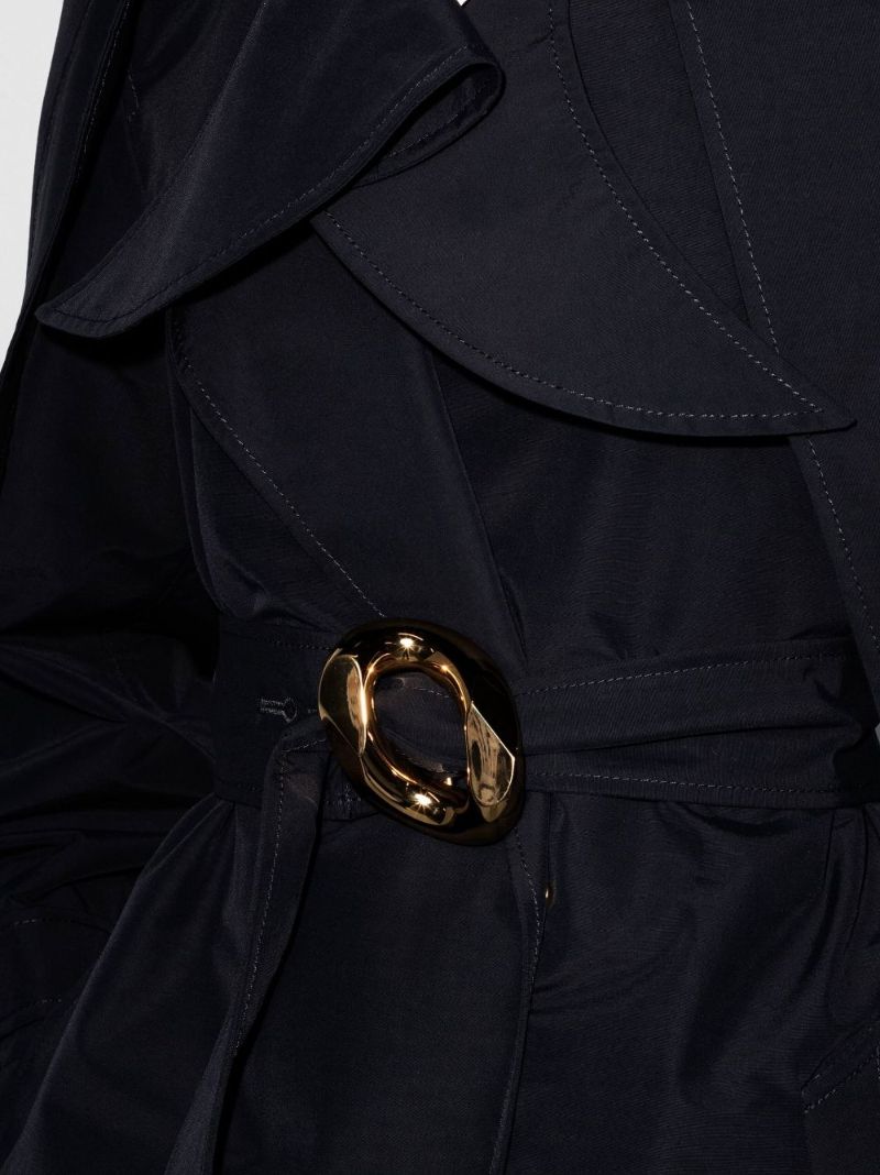 Chain Link Belt Trench Coat