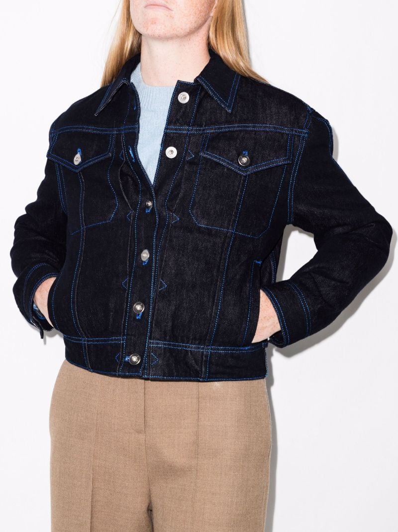 Topstitch Denim Jacket