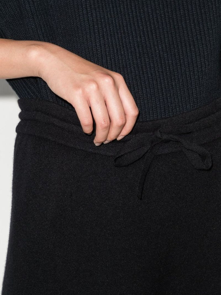 Wide Leg Cashmere Trousers