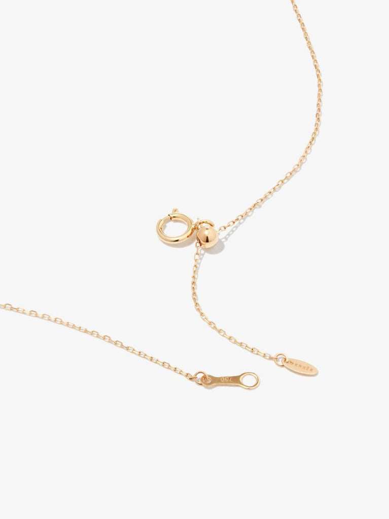 18k Yellow Gold Diamond Pendant Necklace