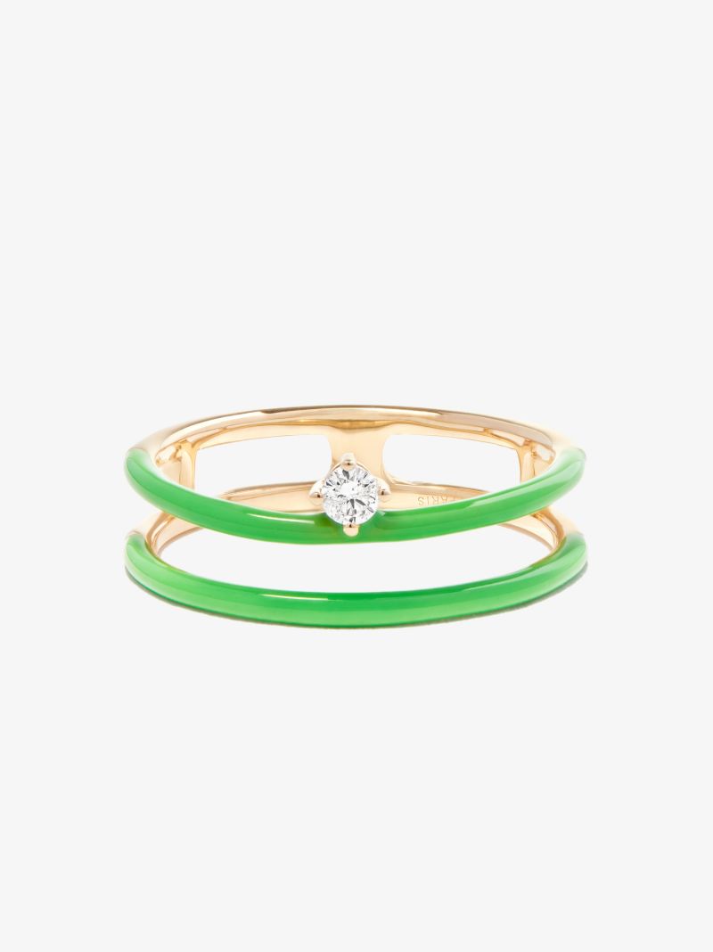 18k Yellow Gold Zeus Diamond Ring