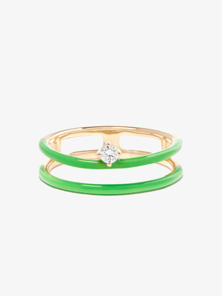 18k Yellow Gold Zeus Diamond Ring