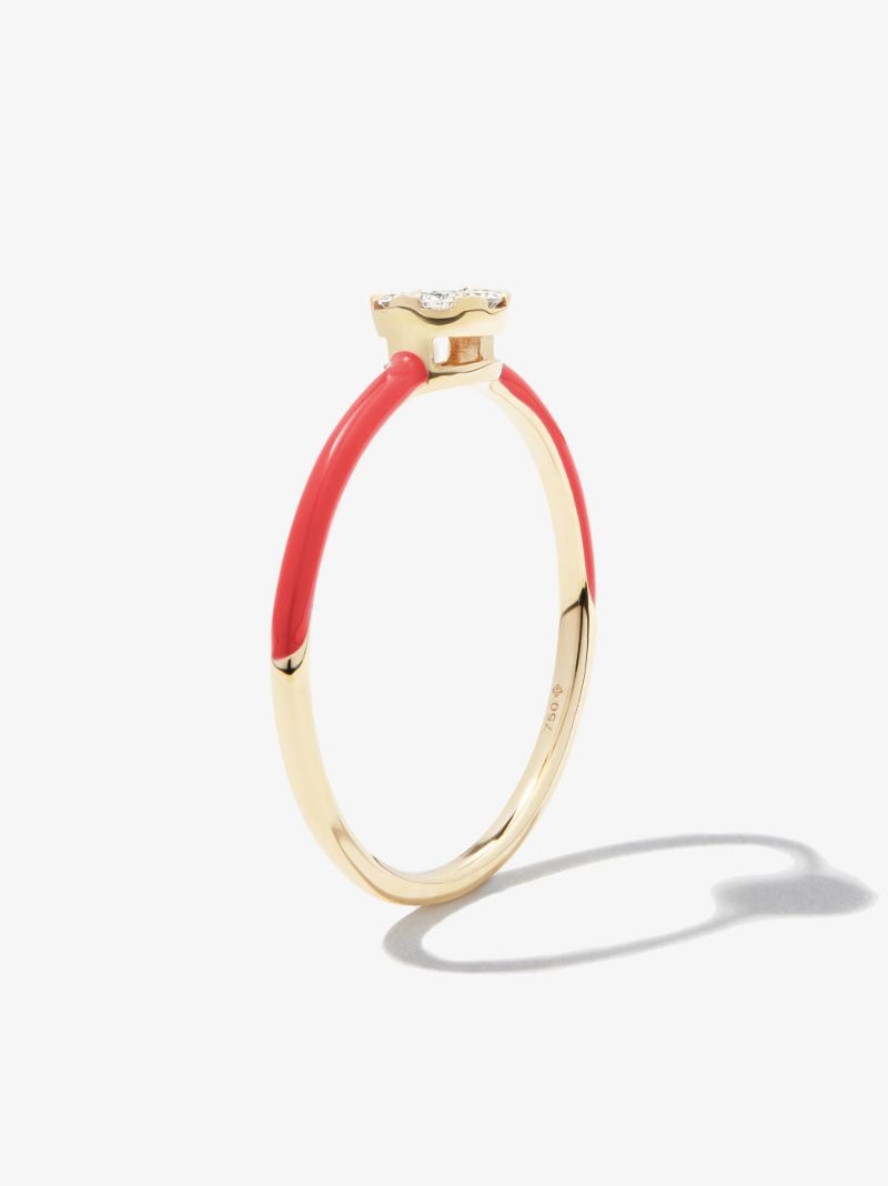 18k Yellow Gold Imagine Diamond Ring