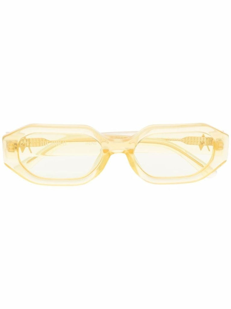 X the Attico Yellow Irene Sunglasses
