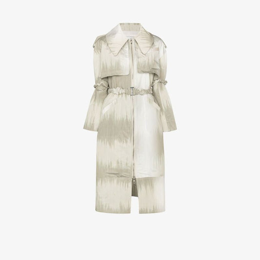 Printed Trench Coat