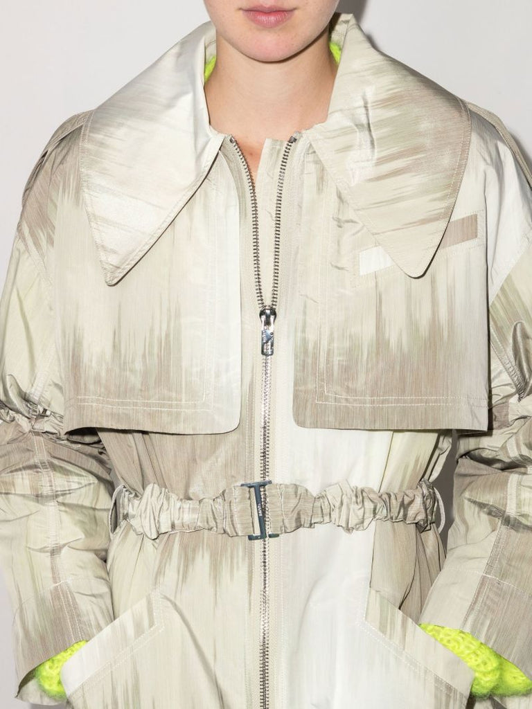 Printed Trench Coat