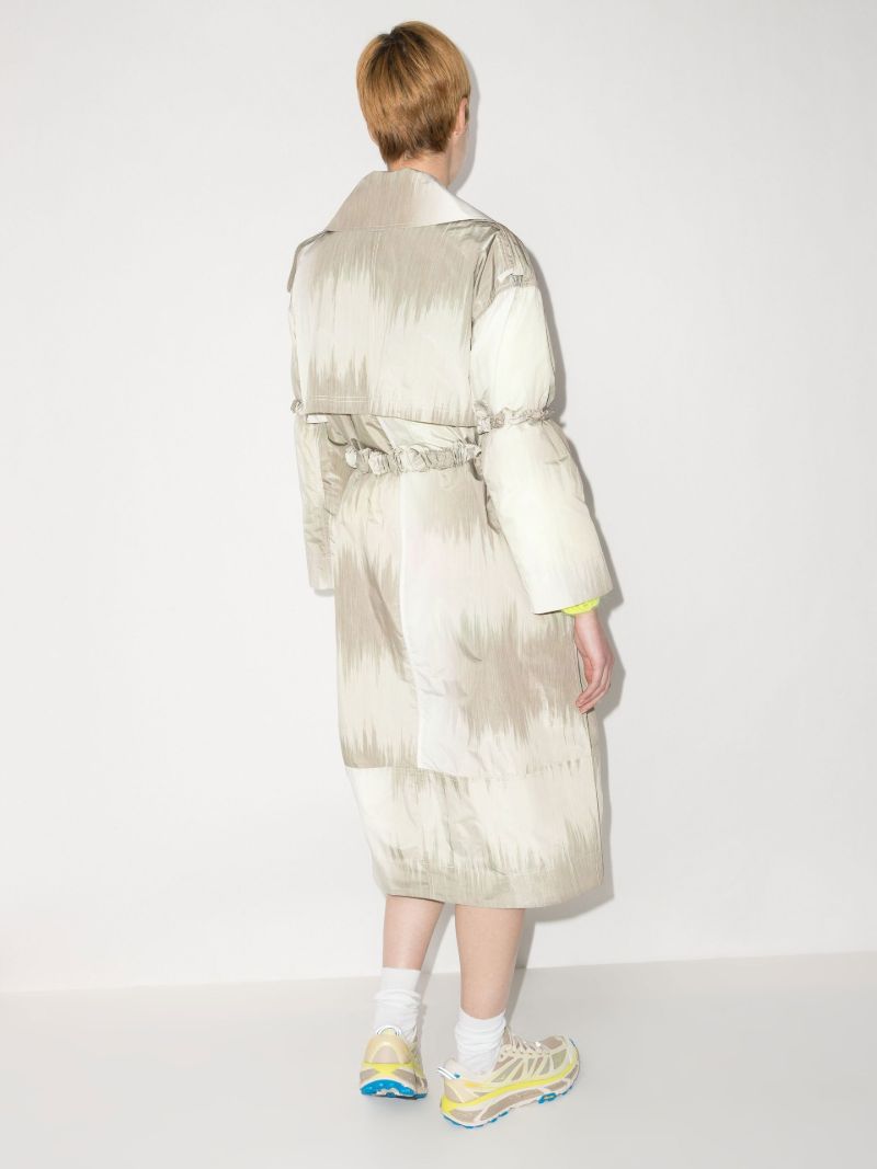Printed Trench Coat