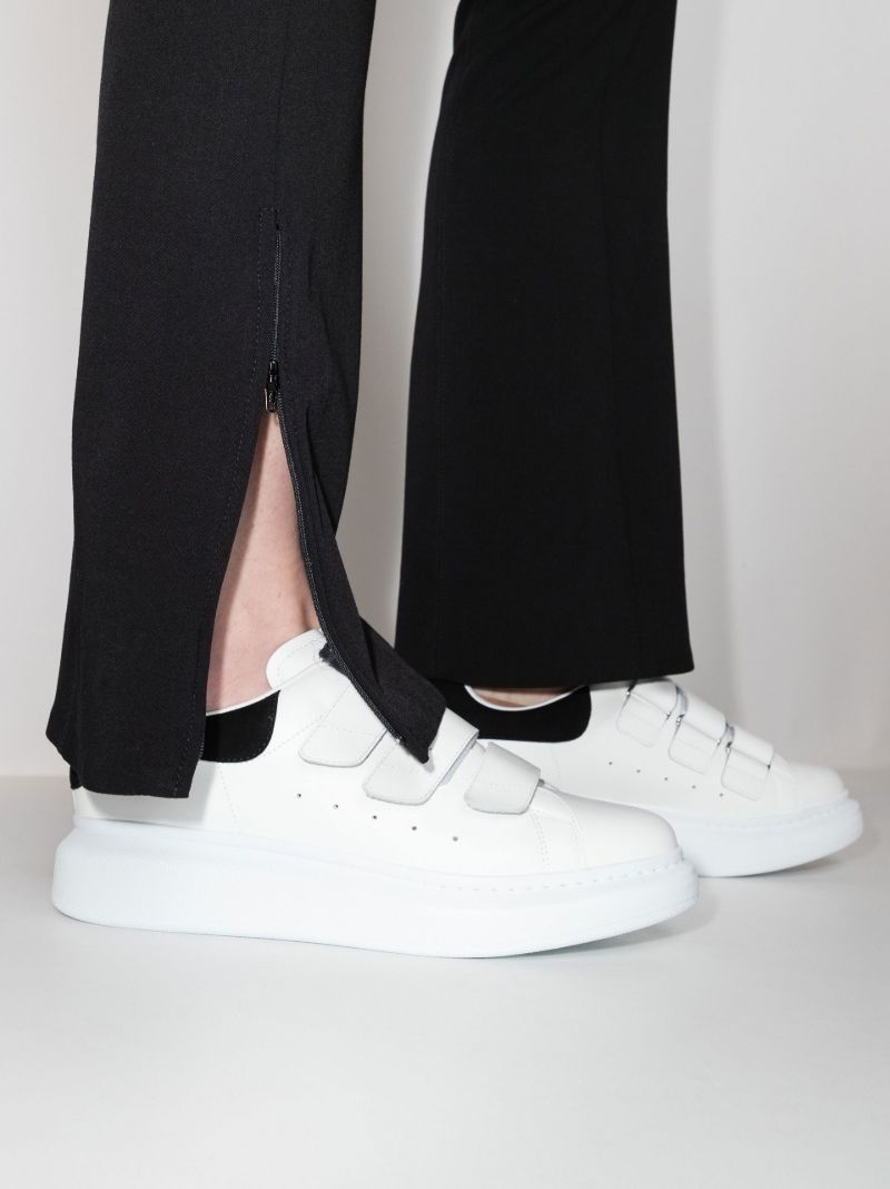 White and Black Oversized Sneakers