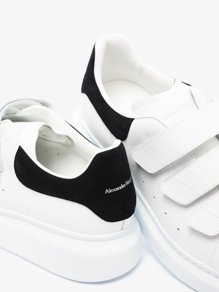 White and Black Oversized Sneakers