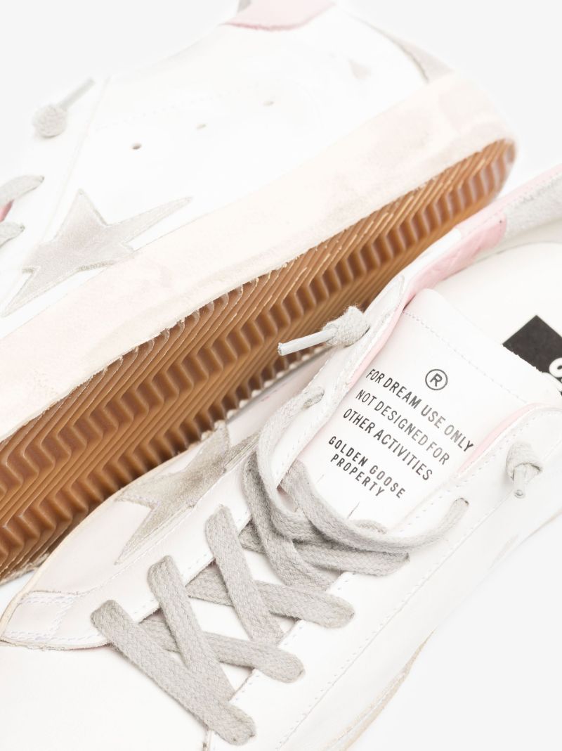 White Super-star Leather Sneakers