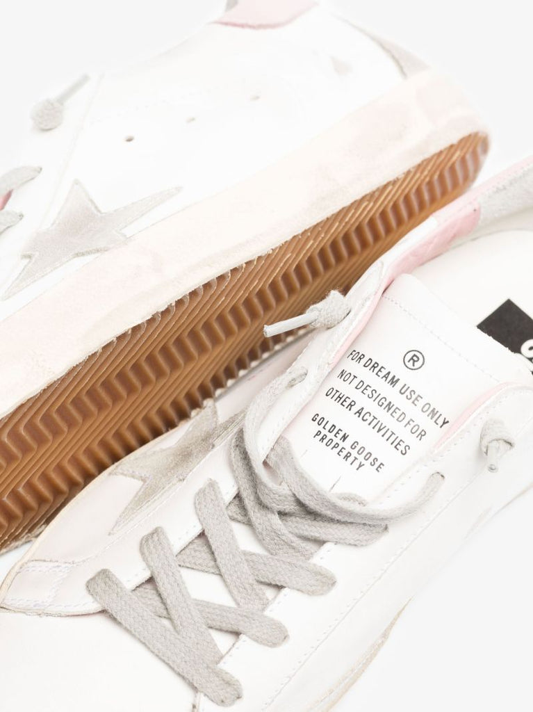 White Super-star Leather Sneakers