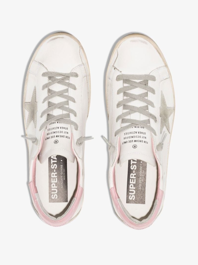 White Super-star Leather Sneakers