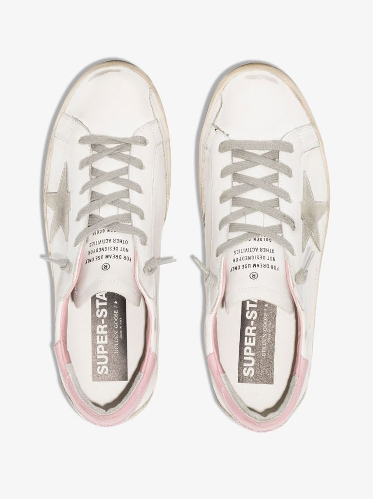 White Super-star Leather Sneakers