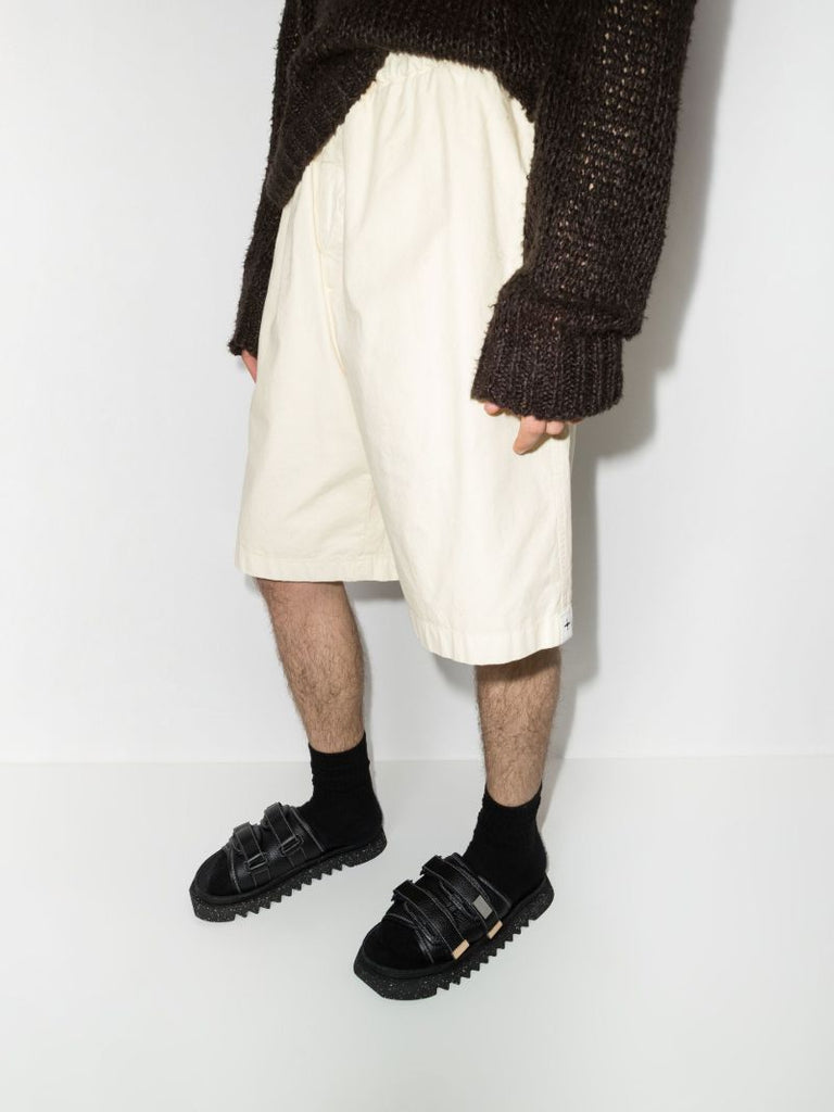X Suicoke Black Moto Leather Sandals