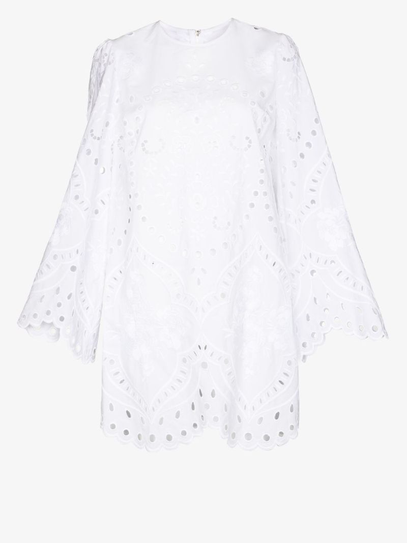 Broderie Anglaise Mini Dress