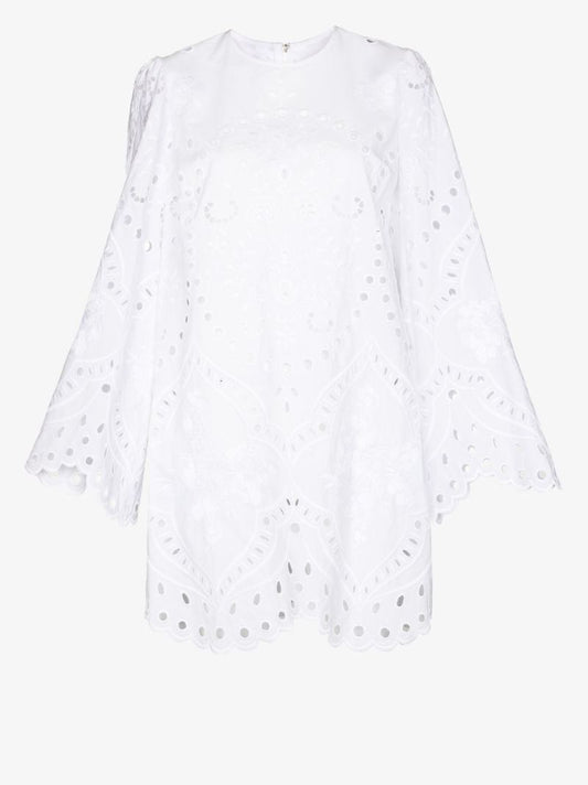 Broderie Anglaise Mini Dress