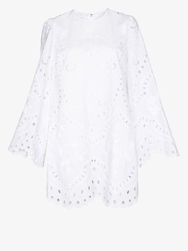 Broderie Anglaise Mini Dress