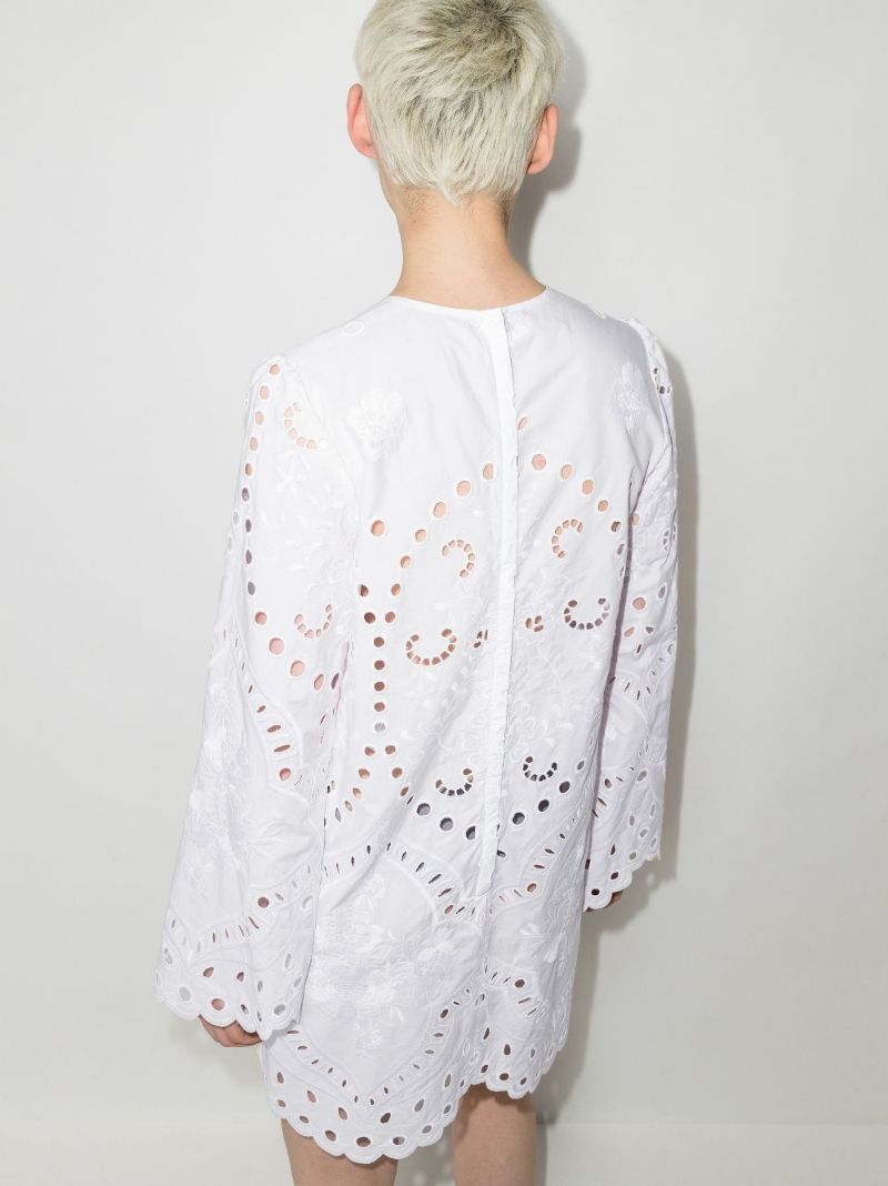 Broderie Anglaise Mini Dress