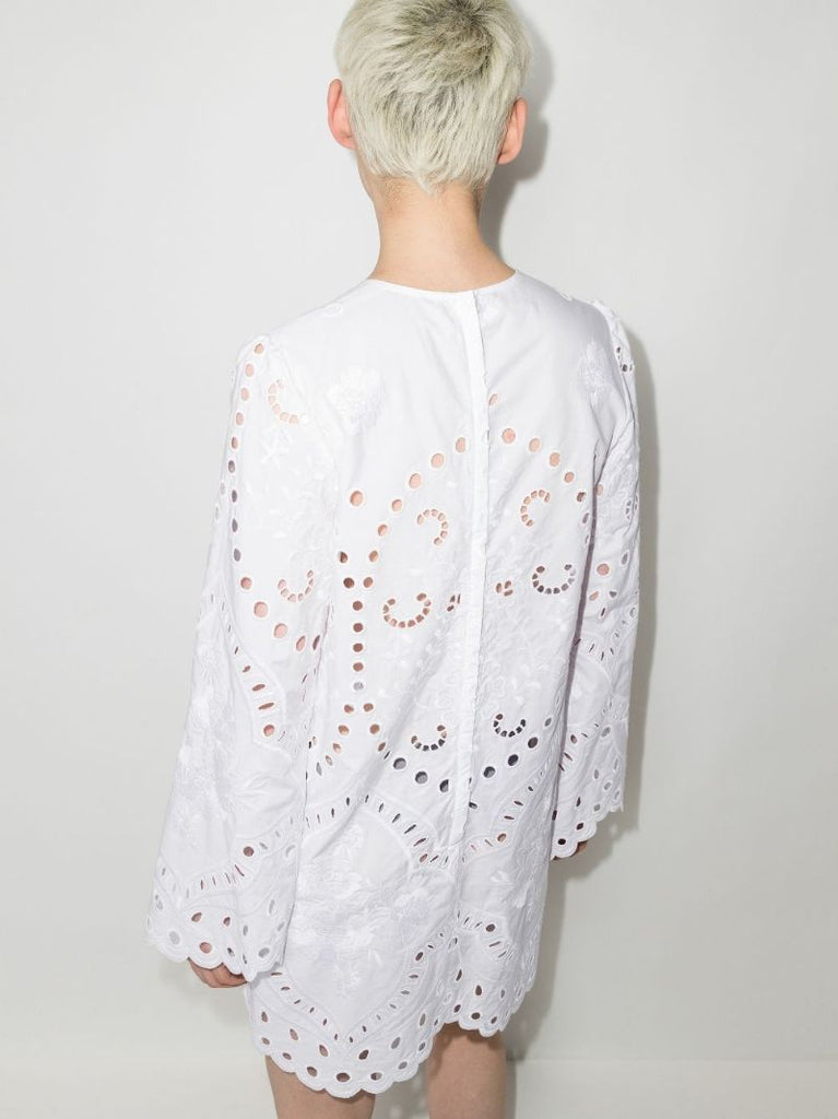 Broderie Anglaise Mini Dress